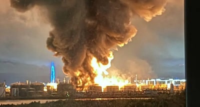 Grote brand in Sint-Petersburg na Oekraïense droneaanval op olieterminal en datacenter