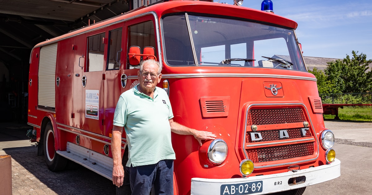 Jaap van Wijk’s brandweerwagen krijgt nieuw thuis, maar moet eerst weer harder kunnen rijden