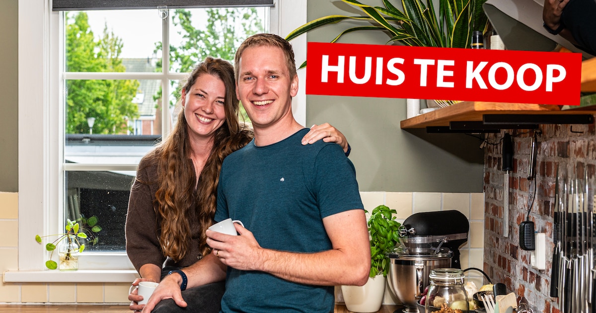 Het huis van Kirsten en Jarno staat scheef maar dat geeft het juist karakter, vinden ze