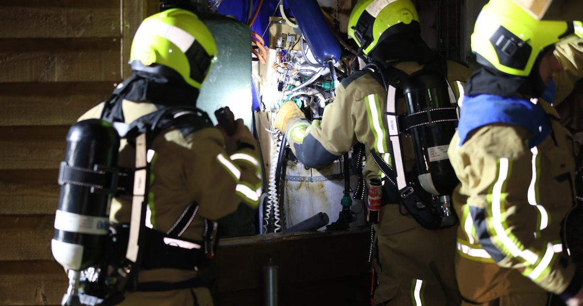 Waterboiler in brand in tiny house in Den Hoorn, niemand gewond