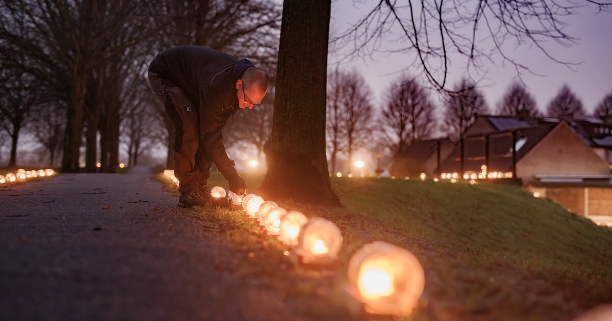 ‘Lichtpuntjes’ steken tienduizend kaarsen aan voor Klundert bij Kaarslicht