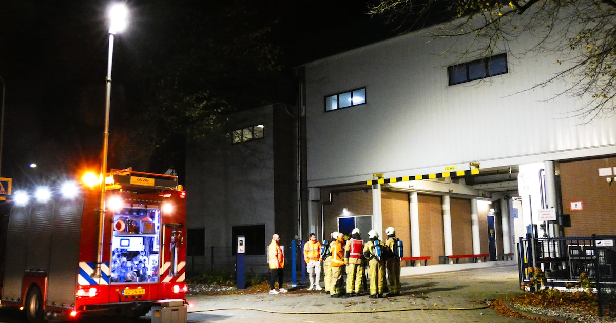 Ammoniaklek in fabriek van FrieslandCampina in Beilen