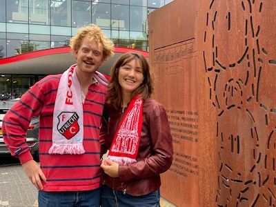 Anouk bedacht een historische ‘FC Utrecht-route’ en die is binnenkort door iedereen te bewandelen