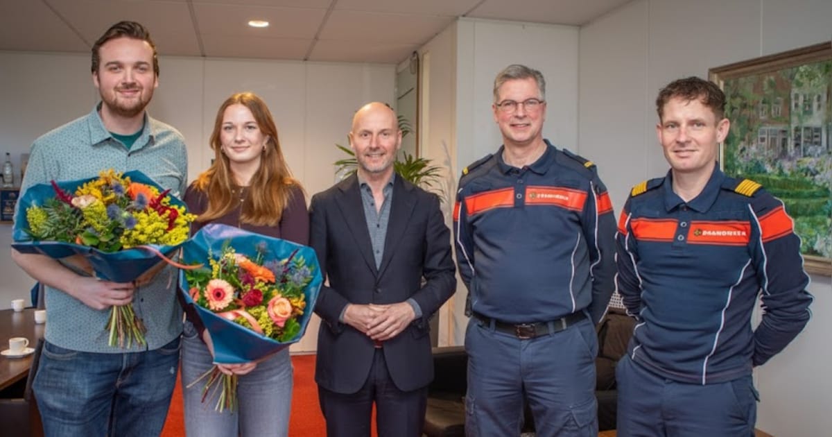 Redders 87-jarige man geëerd in Kortenhoef