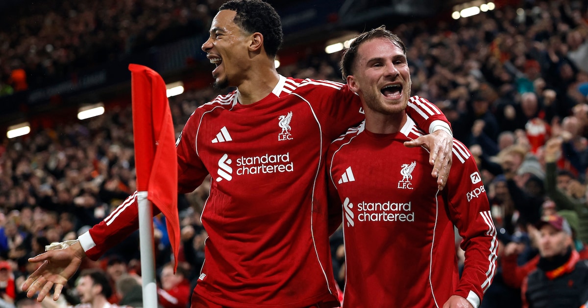 Arne Slot geniet na zijn tweede zege op Real Madrid: ‘De Kuip was waanzinnig, dit was Anfield op z’n