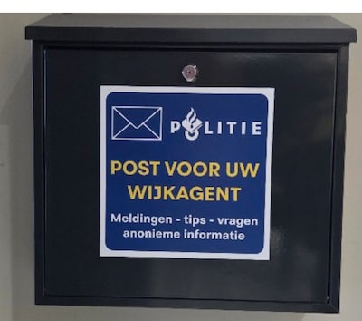 Anoniem misdaad melden kan in Son en Breugel nu ook via de brievenbus