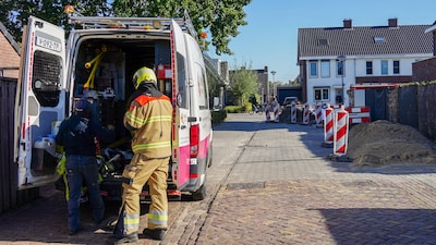 Gaslek ontstaan tijdens werkzaamheden in Oijen, brandweer stelt situatie veilig