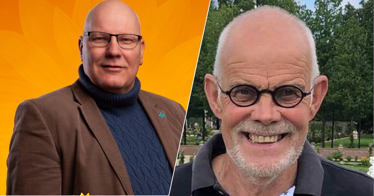 Nuenense gemeenteraadsleden Louis Koenen en Hans Pijs krijgen lintje bij afscheid