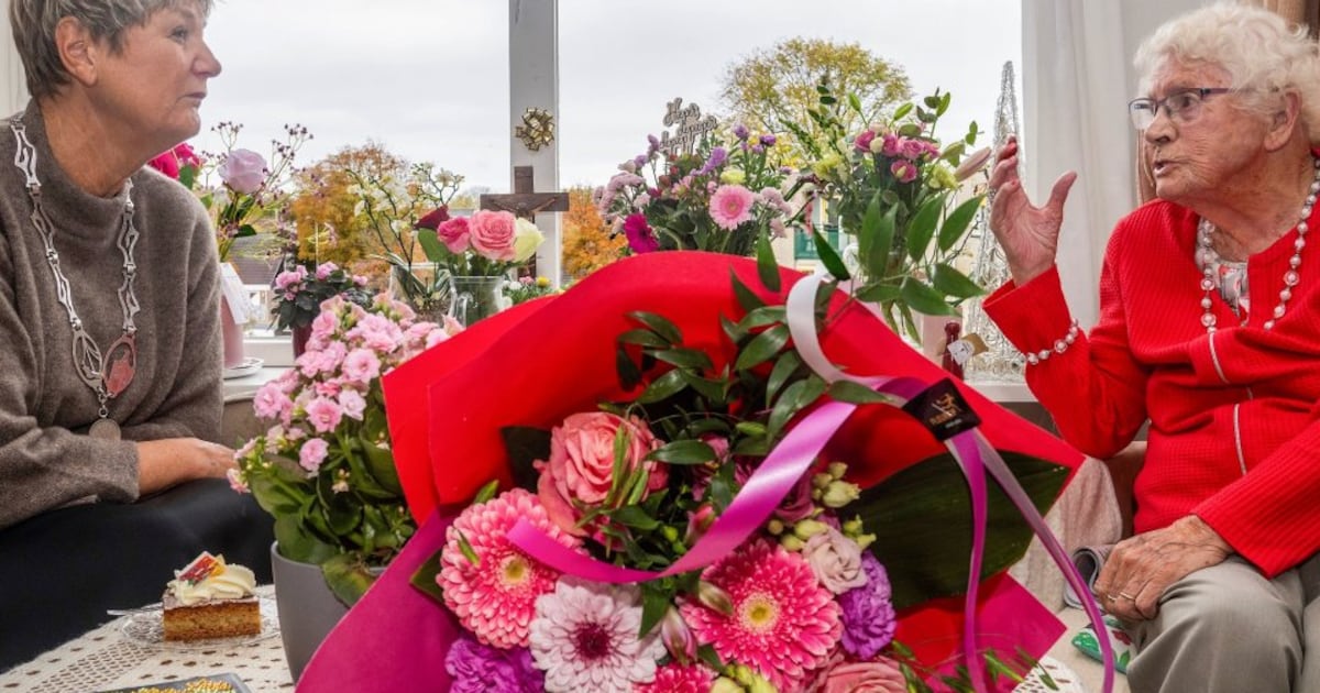 Ciska van der Heide-Schilperoort viert 100ste verjaardag in Harlingen