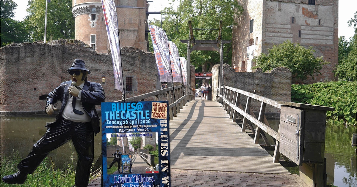 Buskin' Belters vullen de binnenplaats van Kasteel Duurstede met live muziek