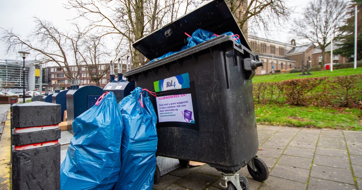 Vuurwerkafval gratis inleveren in Heerlen bij dertig speciale containers