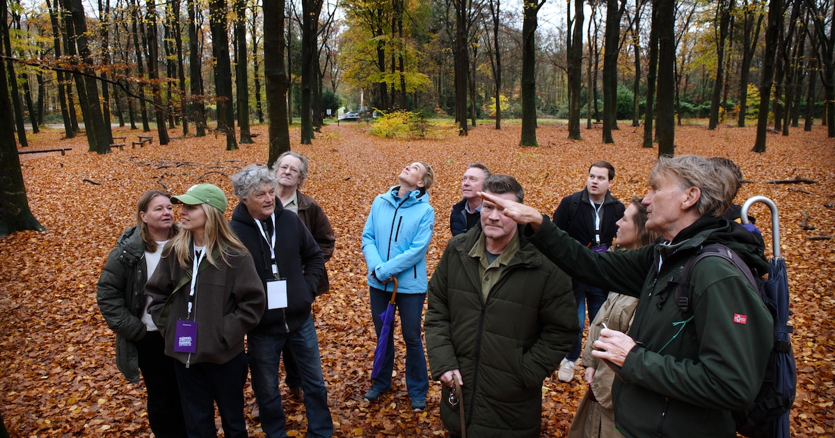 In Doornse bossen vraagt voormalig topschaatster Barbara de Loor (51) aandacht voor online veilighei
