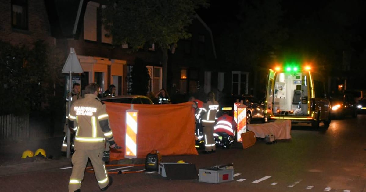 Traumahelikopter opgeroepen vanwege ernstig ongeluk met scooter in Oost-Souburg