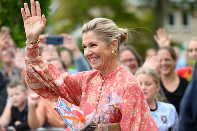 Máxima zei dat ze extra haar best had gedaan voor Urk en dat was duidelijk te zien