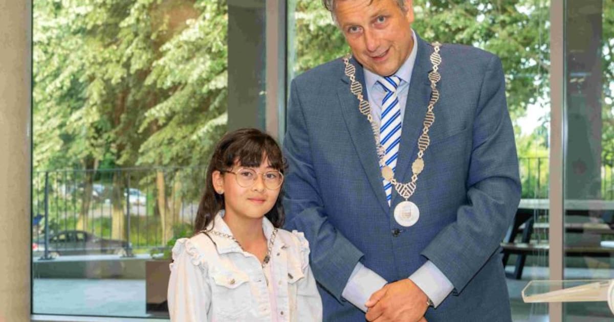 Mikaela Zielemans nieuwe kinderburgemeester van Albrandswaard