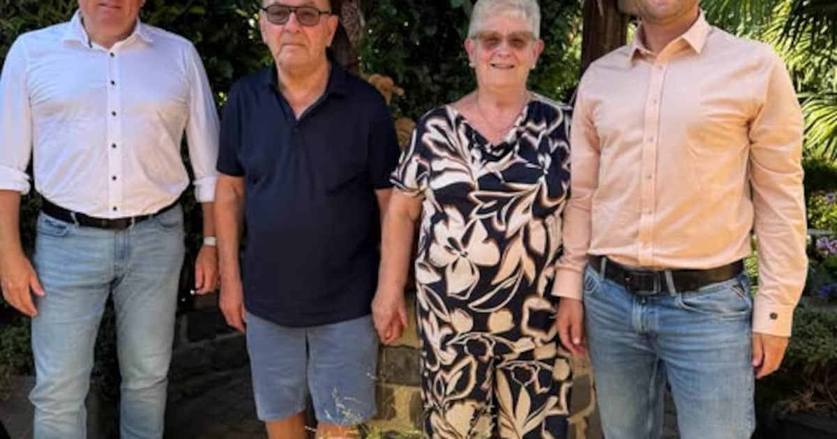 Echtpaar Arets-Veenendaal viert 60-jarig huwelijk in Landgraaf