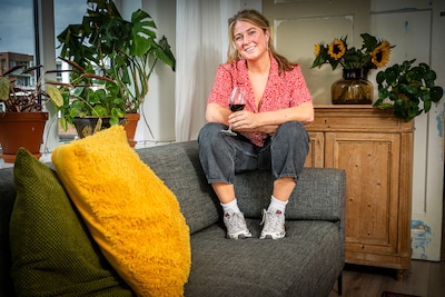 Columnist Annelieke Aardoom stelt zich voor: ‘Mannen vragen altijd of ze erin komen'