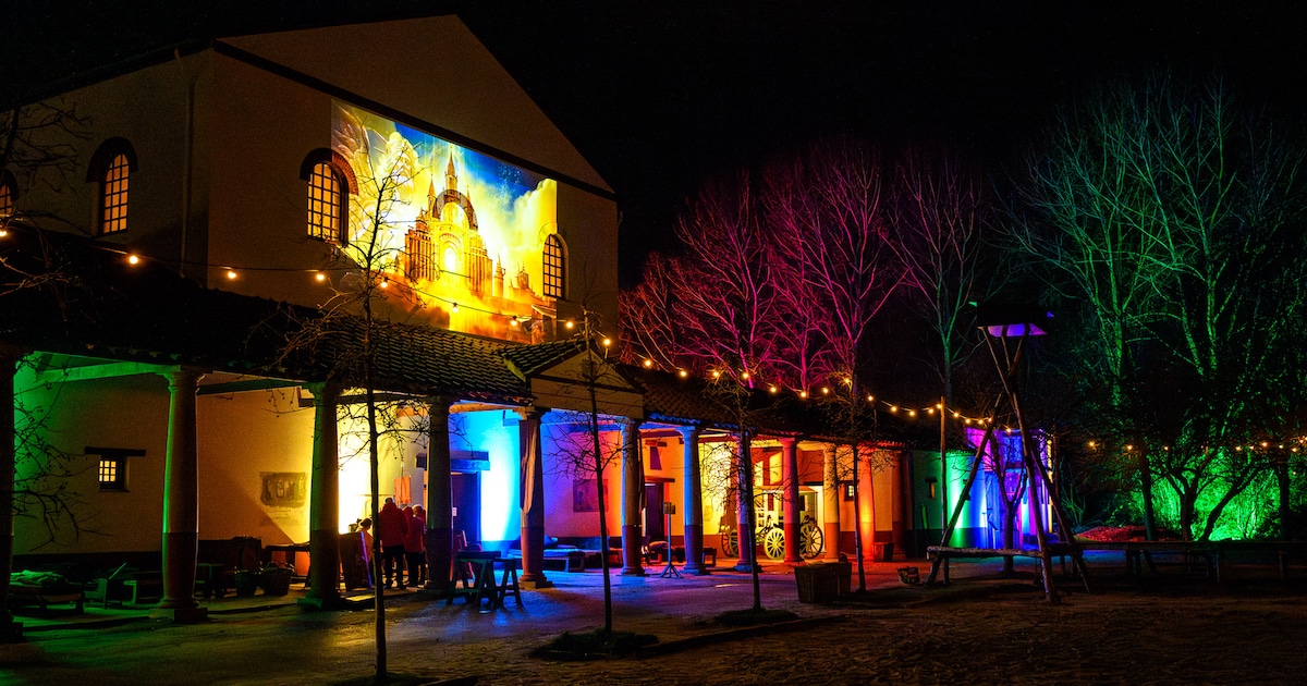 Licht Festival in het Alphense Museumpark Archeon geopend