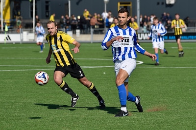 Schoonhoven wint derby en heeft het lek boven water: ‘Zo heb ik het nog niet eerder ervaren’