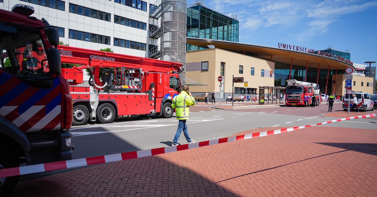 Afdeling van ziekenhuis in Groningen ontruimd en afspraken afgezegd door brand