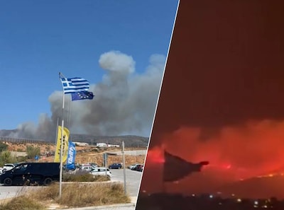 LIVE Natuurbranden | Bosbrand op het Griekse eiland Paros, bewoners gevraagd naar stranden te vluchten