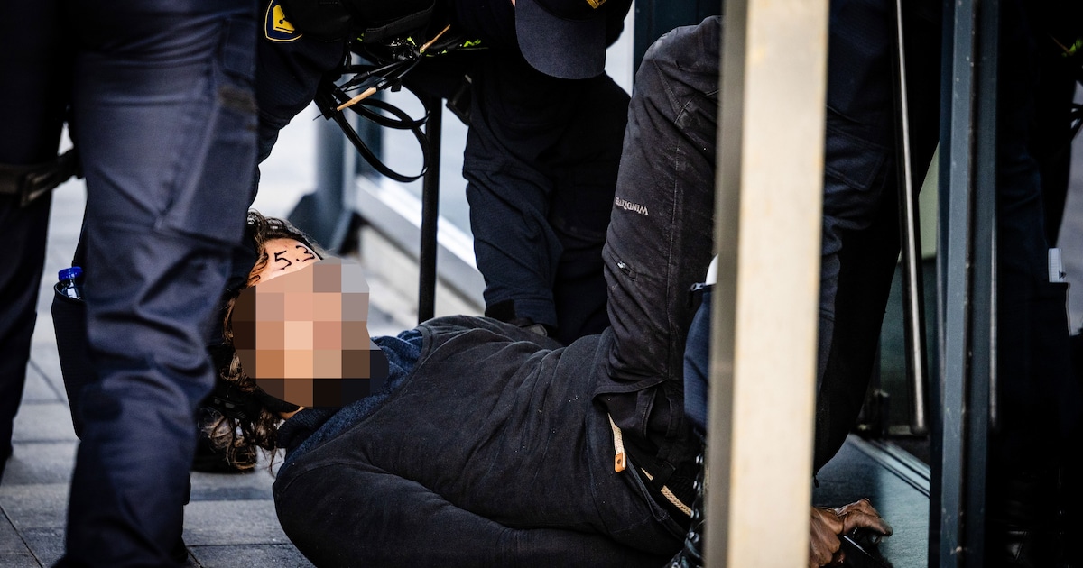 Politie markeert gezicht activisten met nummers, tot verbazing van experts: 'Zeer verontrustend'