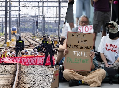 Meer dan 100.000 euro schade door spoorblokkade Utrecht Centraal: ‘Kosten makkelijker verhalen op demonstranten’