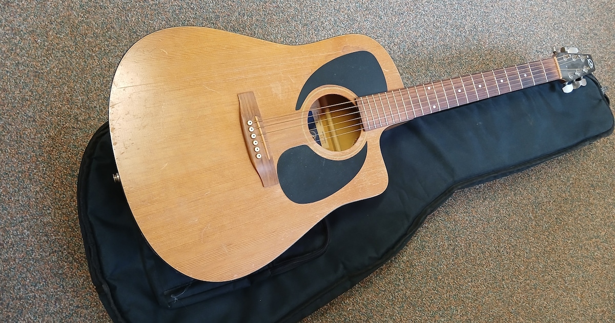 Gestolen gitaar per toeval gevonden bij huiszoeking in Leeuwarden