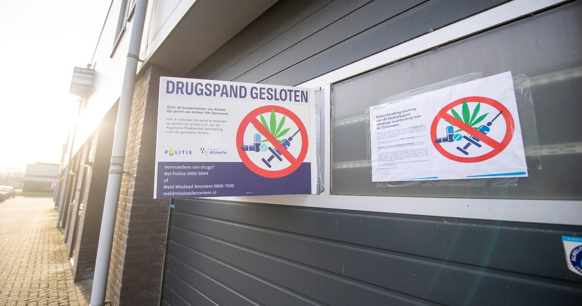 Pand in Gieten gesloten na hennepkwekerij