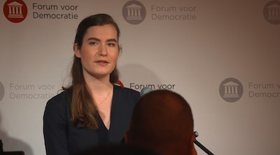 Forum for Democracy floor leader Lidewij de Vos expecting