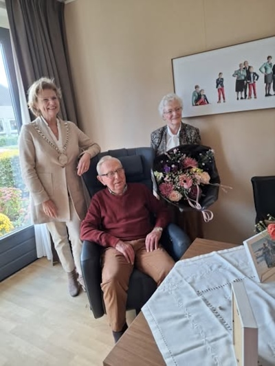Diamanten huwelijk gevierd in Linschoten