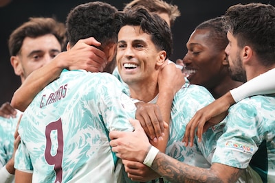 Goede start voor Portugal in Denemarken, assist van spits Ramos op Cancelo