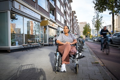 Na botsing met opgevoerde fatbike staat leven van Angelique op z'n kop: 'Ik kan niets meer'