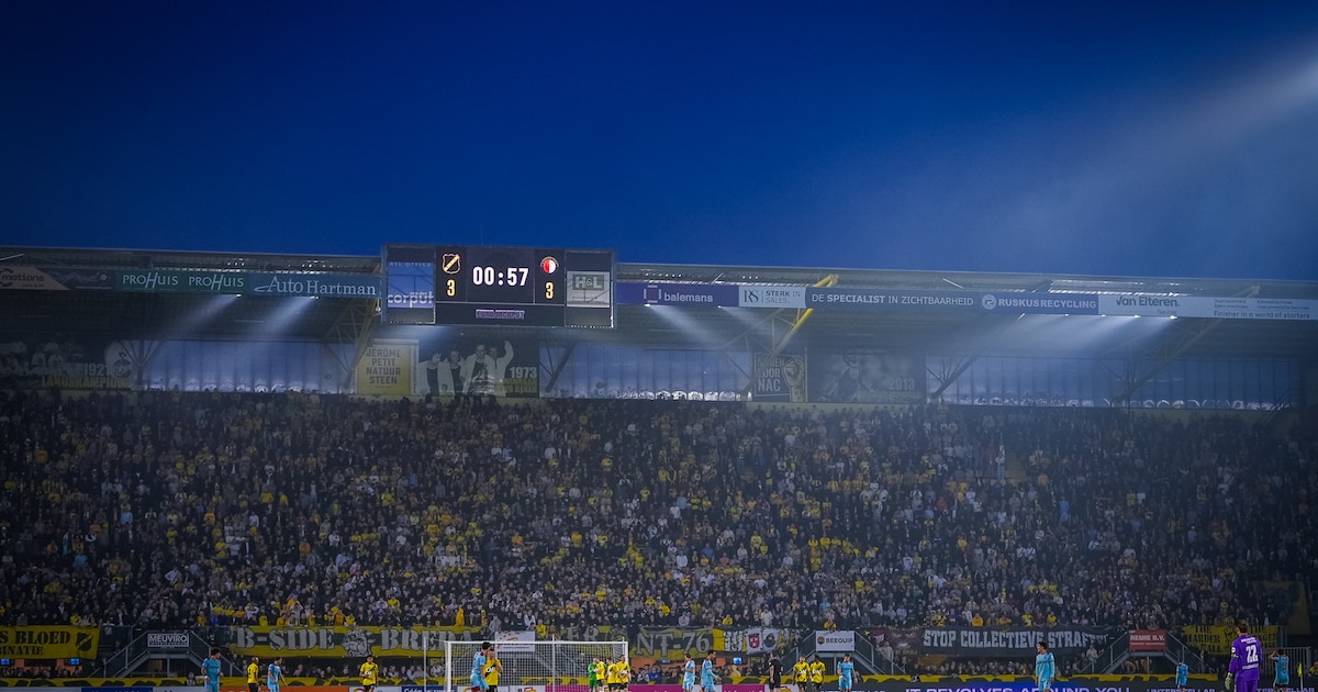 Vier verdachten aangehouden voor mishandeling na de wedstrijd NAC-Feyenoord