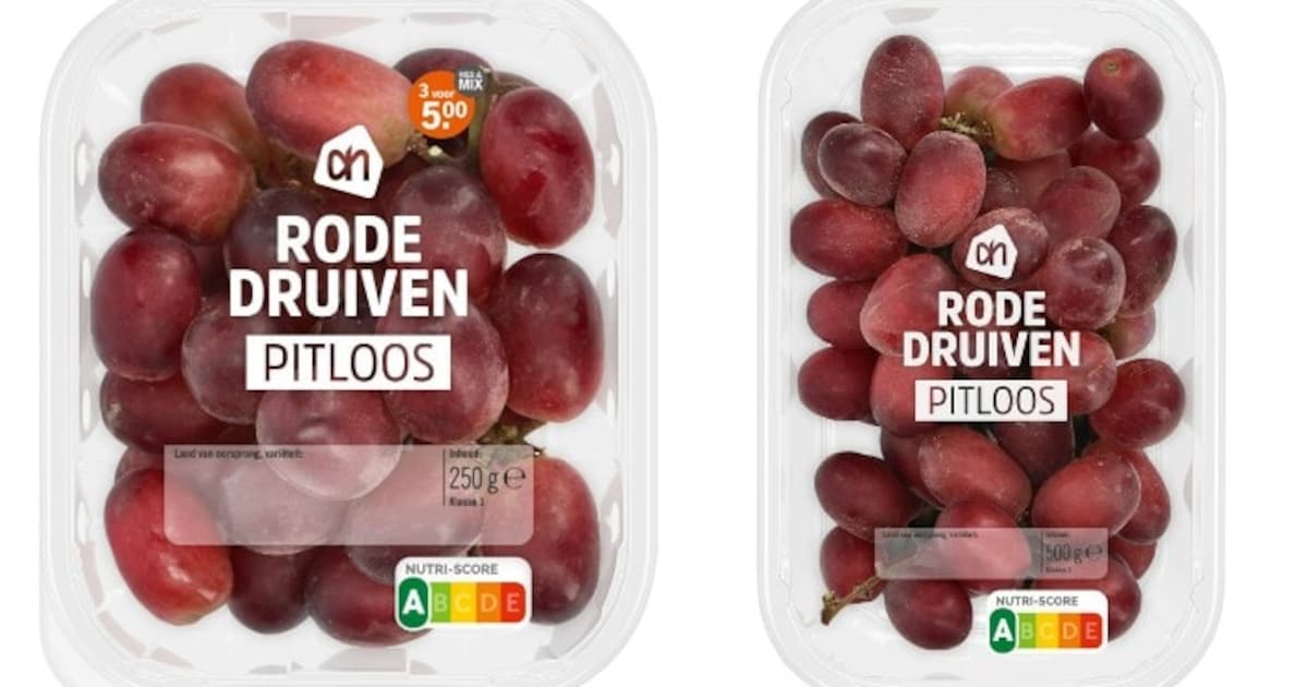 Terugroepactie rode druiven Albert Heijn om gevaarlijke stof | Gezond ...