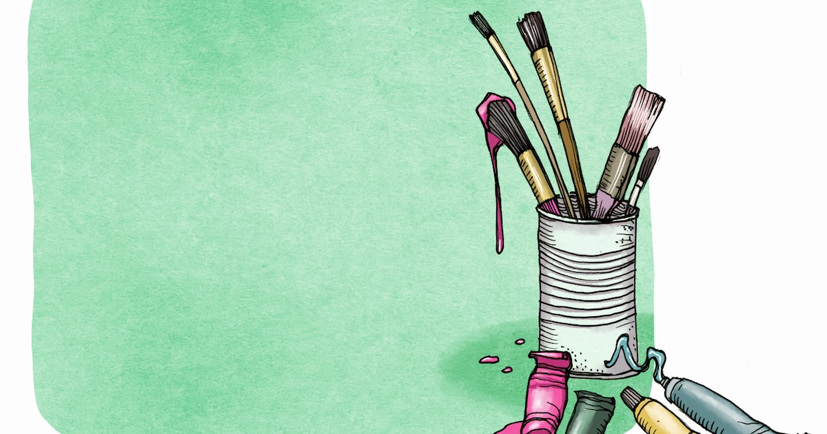 Workshop intuïtief schilderen in Dronten