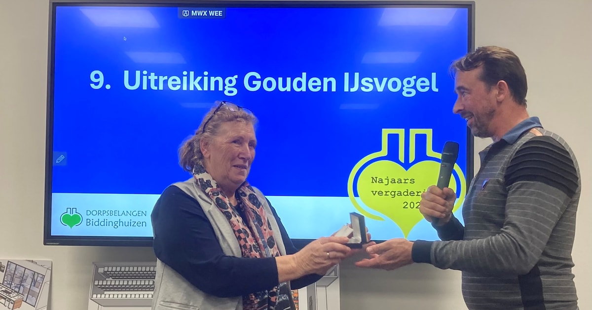 Erespeld gaat in Biddinghuizen naar vrijwilligers van inloophuis