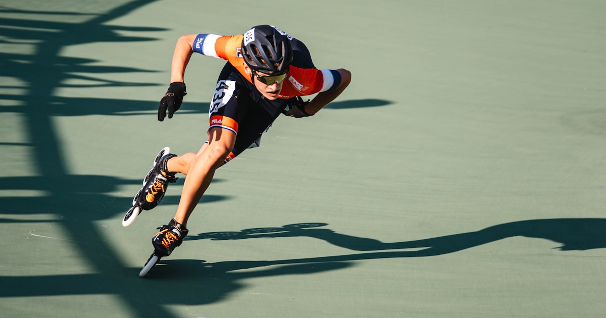 Talent Bjarne (15) uit Pijnacker geniet van debuut op EK Inline Skaten in Italië