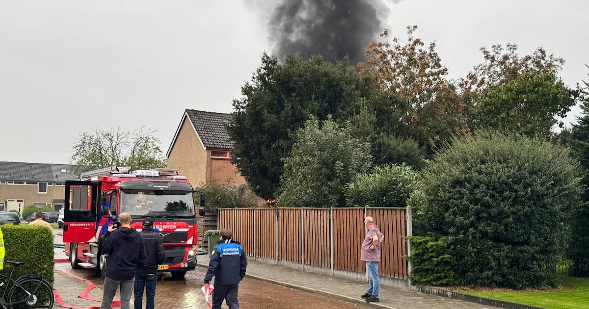 Mogelijk asbest vrijgekomen bij brand in bijgebouw in Musselkanaal