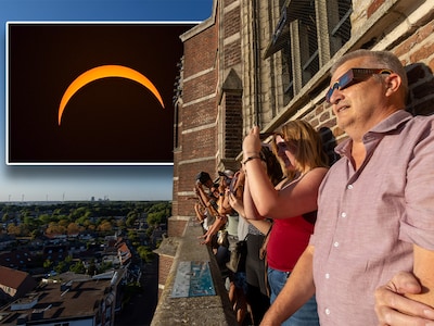 Zo zag de zonsverduistering eruit in Brabant