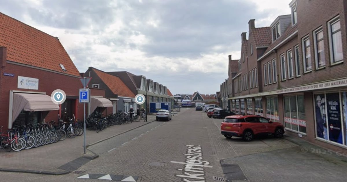 Werkzaamheden Bokkingstraat Volendam in januari