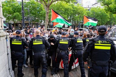 Palestina-organisaties zijn boos op Carola Schouten en spreken van politiegeweld