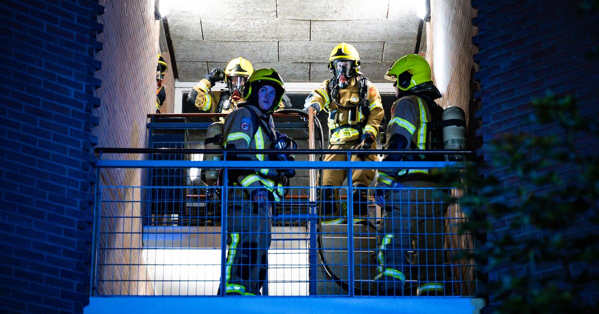 Kleine woningbrand op bovenste verdieping in Spijkenisse snel onder controle