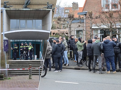 200 boze demonstranten verzamelen zich rond Sportlaan: ‘Azc, nee! Seniorenwoning, ja!’