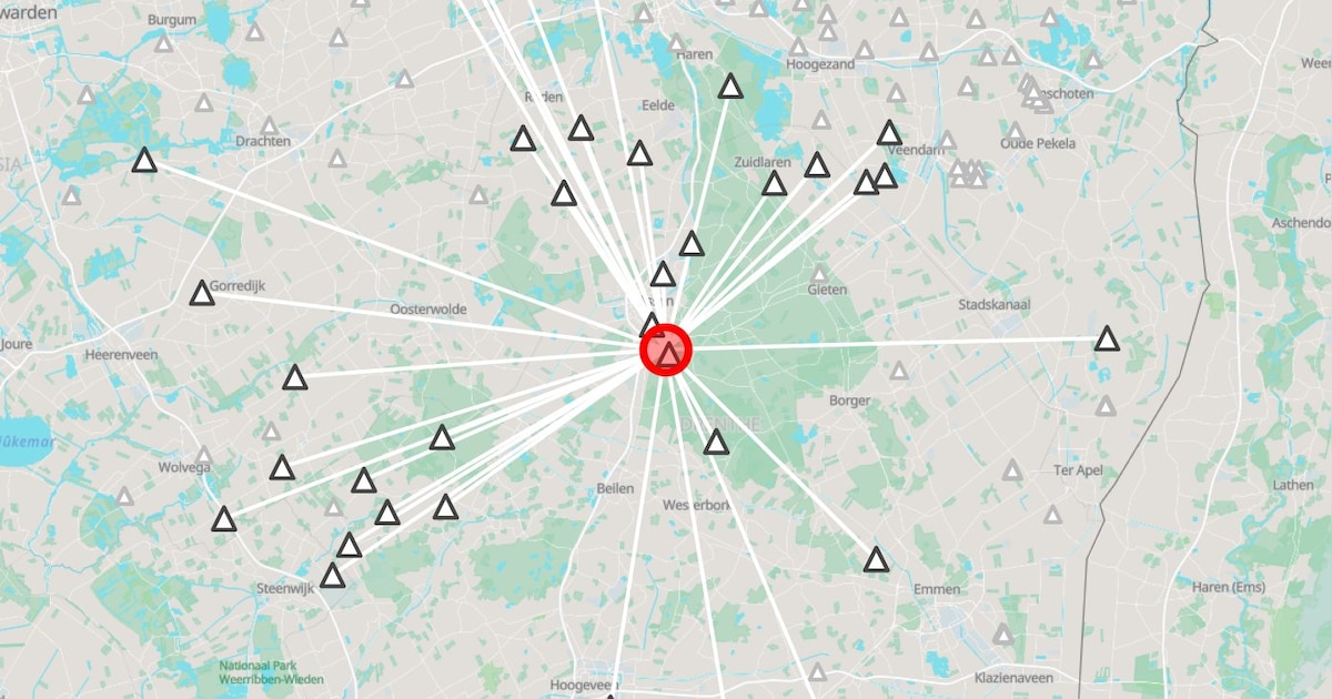Aardbeving met kracht van 3.0 bij dorp in Drenthe, meerdere schademeldingen: ‘Hele huis schudde’