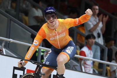 Baanwielrenner Harrie Lavreysen voor vijfde keer wereldkampioen op de keirin