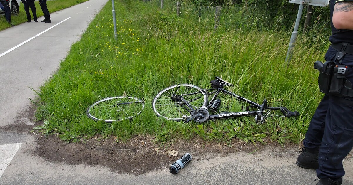 Wielrenfiets breekt door twee bij ongeluk in Maasbree