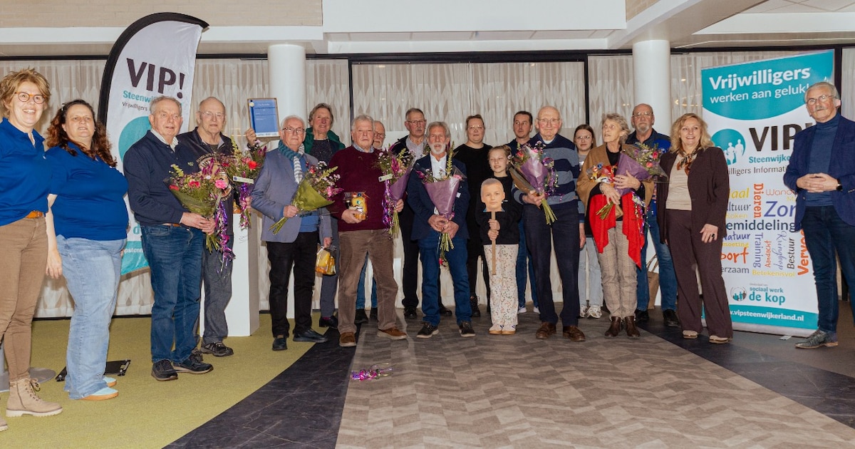 Vrijwilligers van Steenwijkerland in het zonnetje gezet