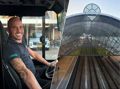 Grote leegte op het station van Zwolle, buschauffeur Gino rijdt wél gewoon zijn rondjes