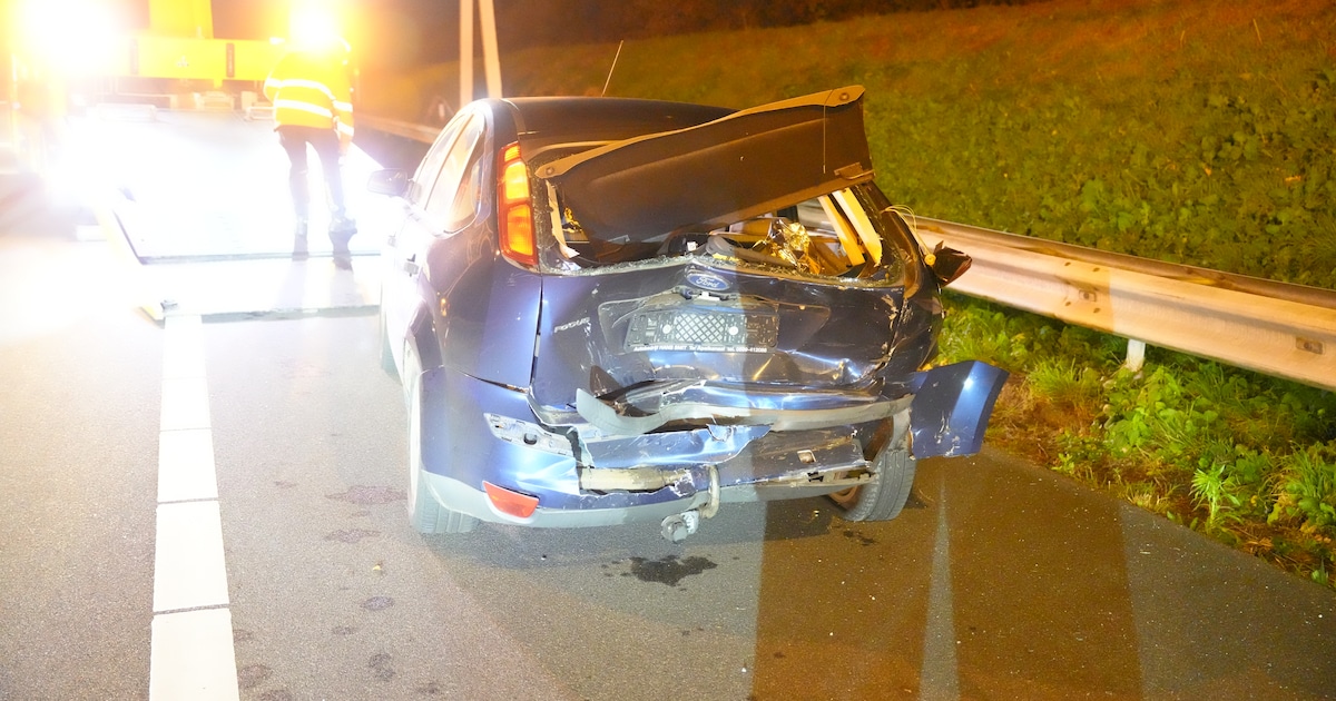 Veel vertraging op snelweg bij Meppel door botsing